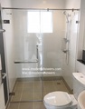 กระจกกั้นอาบน้ำ บานเปลือยเทมเปอร์